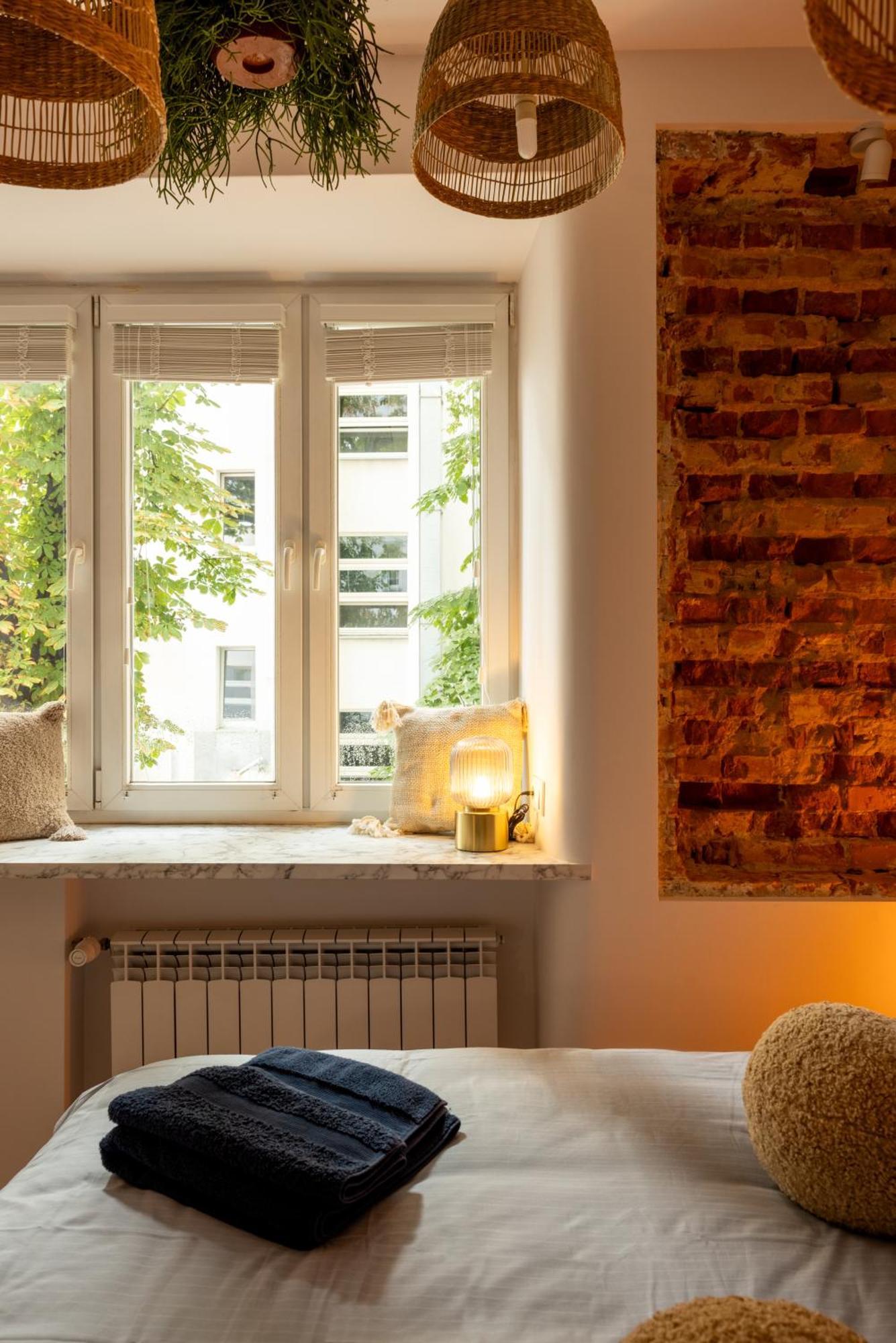 Cozy Studio Poznanska Downtown Quiet วอร์ซอ ภายนอก รูปภาพ