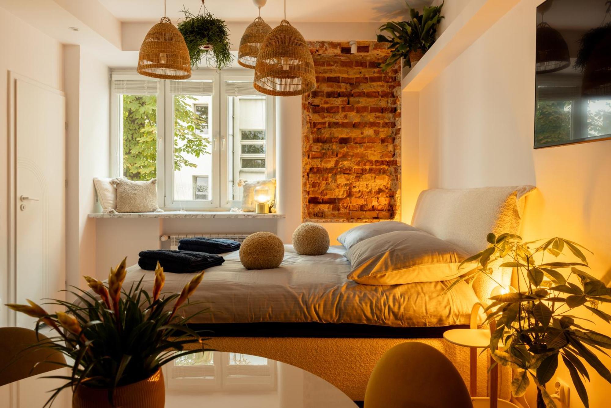 Cozy Studio Poznanska Downtown Quiet วอร์ซอ ภายนอก รูปภาพ